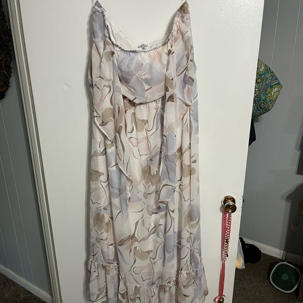 Strapless Maxi Dress